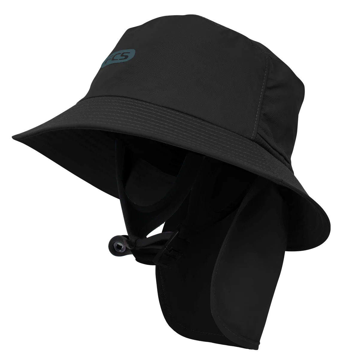 FCS Essential Surf Bucket Hat Black/Teal